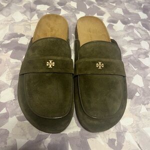 Tory Burch Olive Green Women's Mules
